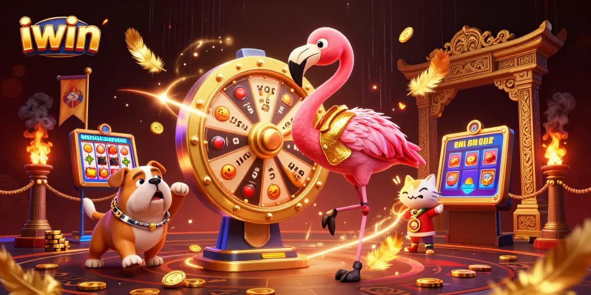 Engage with iwin's exciting casino experience featuring vibrant characters and dynamic game elements.