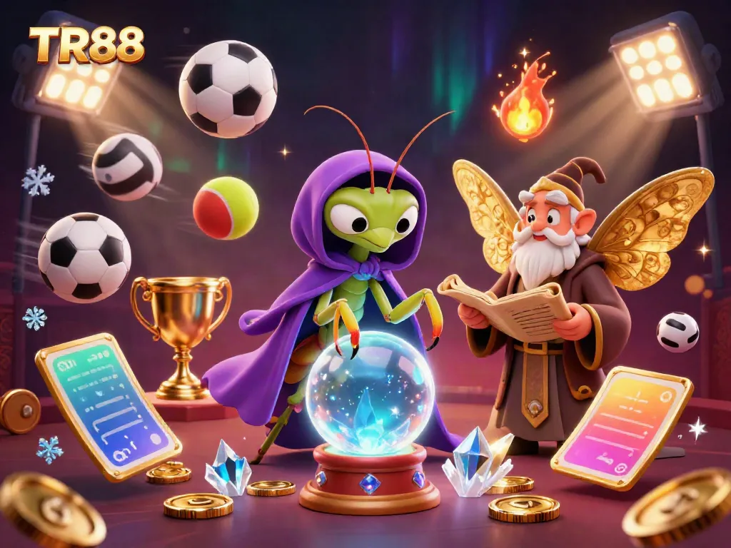 Experience the magic of TR88 with our engaging casino scene showcasing winning strategies and exciting gameplay.