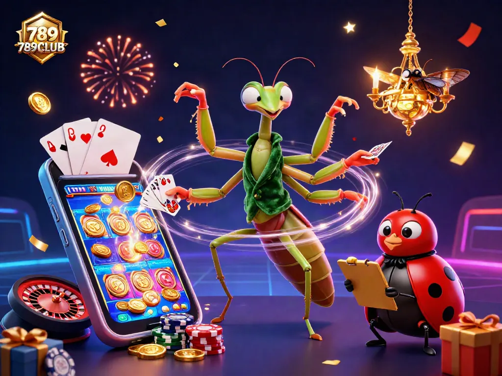 Experience thrilling games with 789CLUB's vibrant 3D casino scene featuring a dynamic card sharp and pit boss.