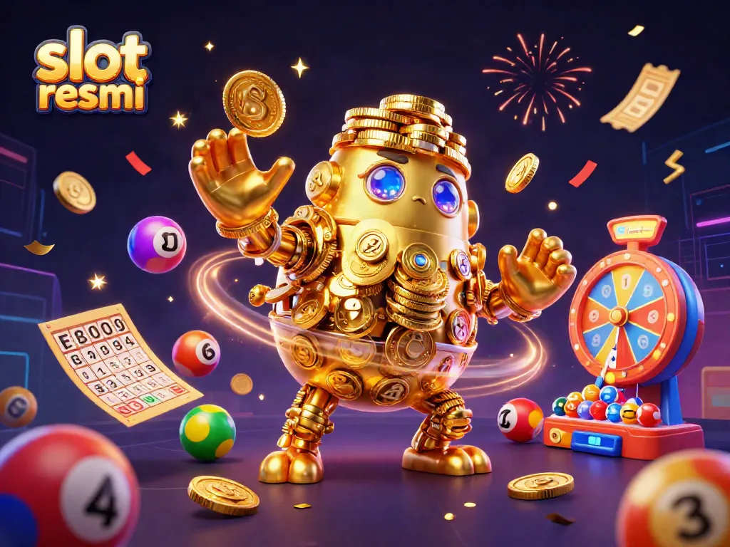 Play slot resmi games with the enchanting golden golem and dynamic prize elements.