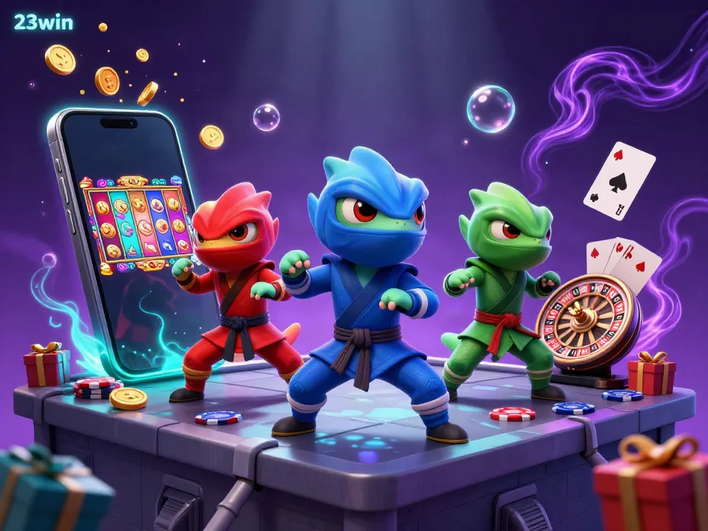 Experience thrilling gaming action at 23win with ninja chameleons and vibrant slot games.