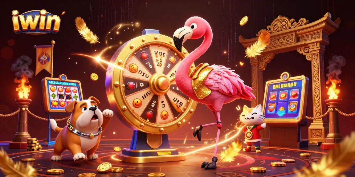 Engage with iwin's exciting casino experience featuring vibrant characters and dynamic game elements.