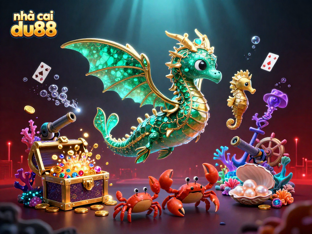 Engage with nhà cái du88's vibrant underwater casino scene featuring magical treasures and dynamic gameplay elements.