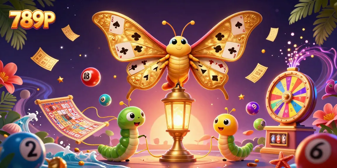 Engage in the thrilling world of 789P with vibrant lottery balls and casino elements.